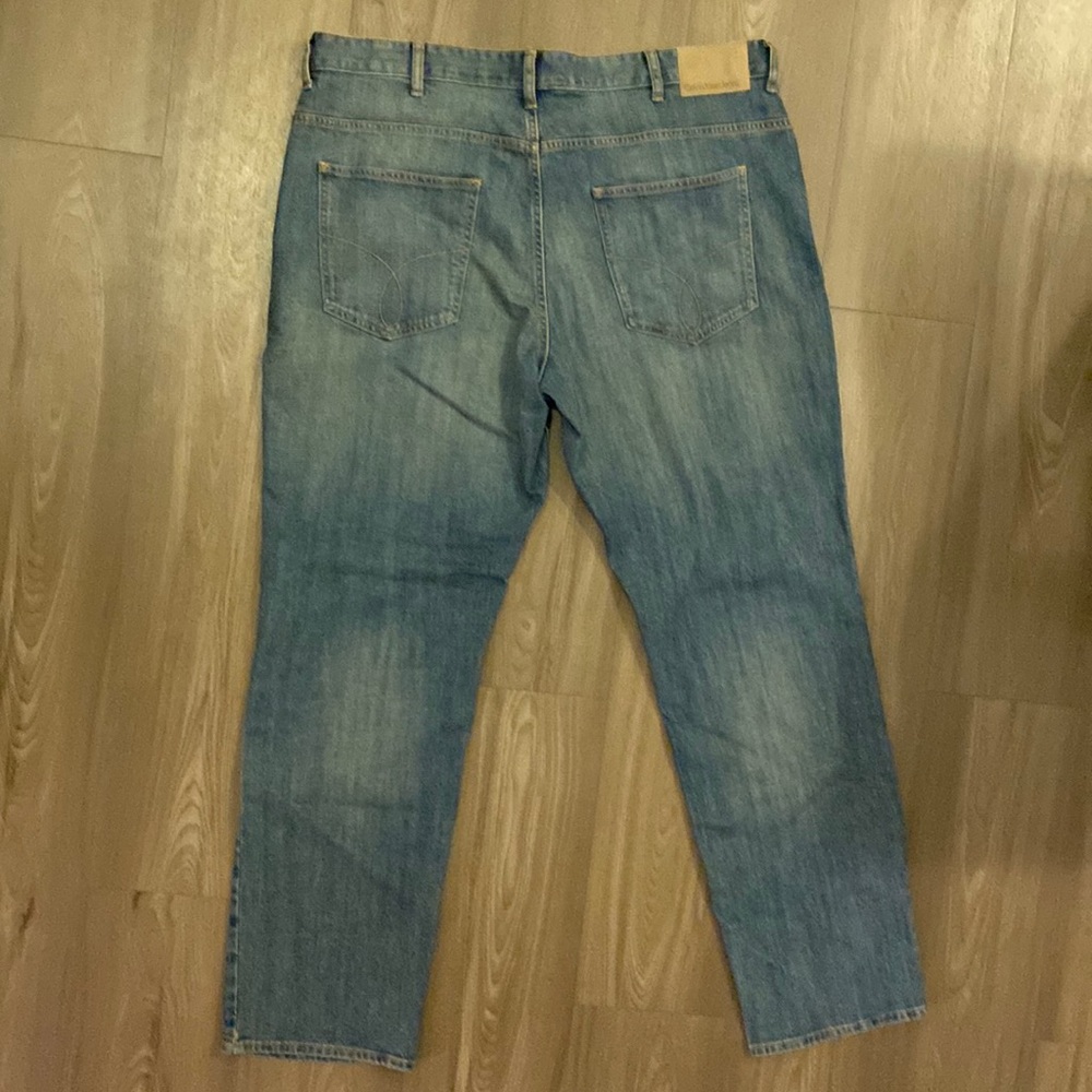 Men’s Calvin Klein Slim Straight Jeans Sz 40 x 32 - Picture 3 of 8